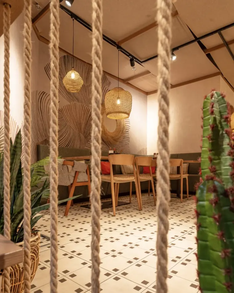 Hinter den Seilen im Agave